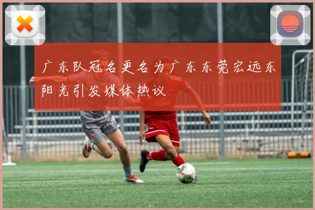广东队冠名更名为广东东莞宏远东阳光引发媒体热议